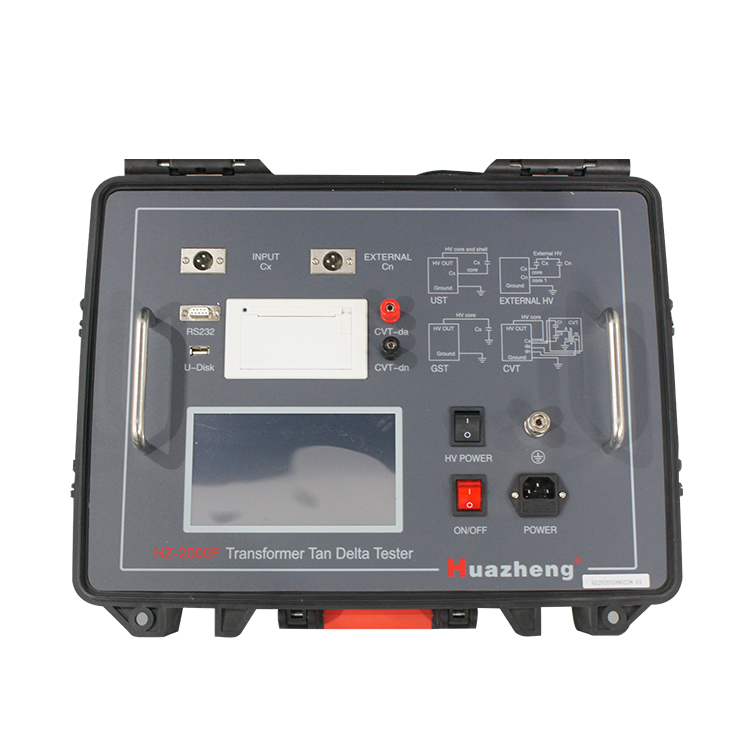 HZ-2000F 彩屏精密介损测试仪 电工作业变压器介质损耗测试仪 变压器介质损耗检测仪